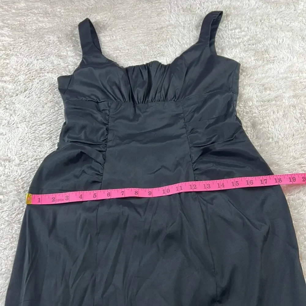 Betsy and Adam Linda Bernell black sheath‎ wiggle cocktail party dress, small